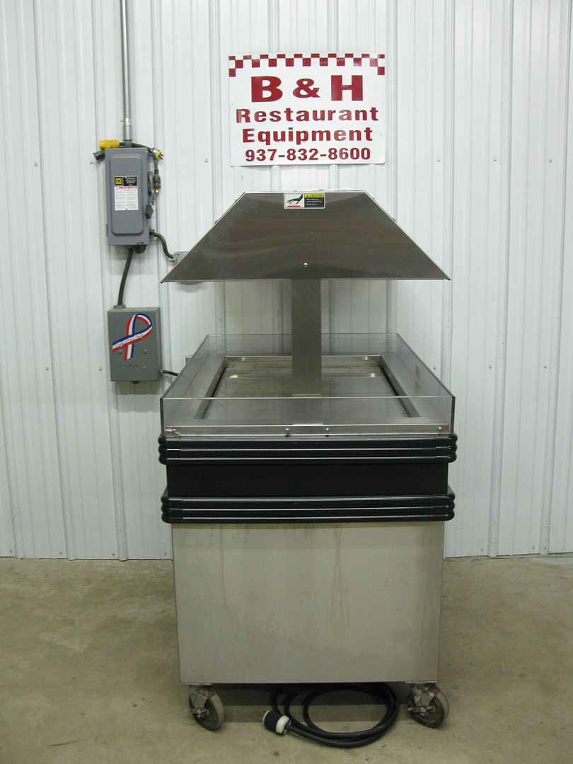 BK Industries BKI 4' Chicken Hot Food Merchandiser 48" Heated Display