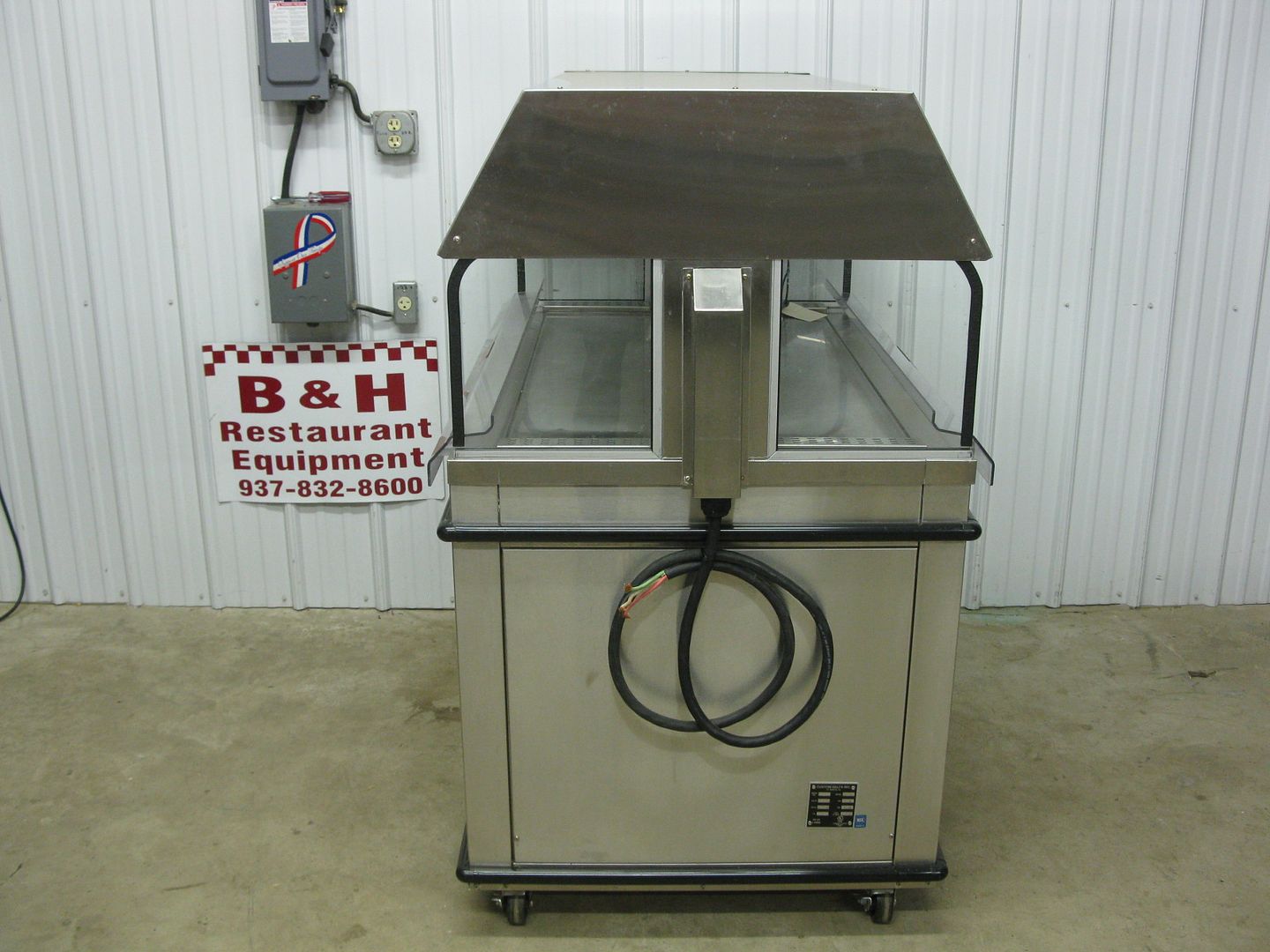 Custom Deli DILW4H Rotisserie Chicken Hot Food Merchandiser Heated
