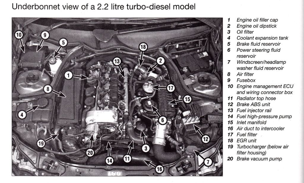 Mercedes e220 cdi engine diagram #6