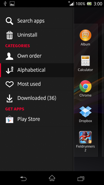Sony Honami UI