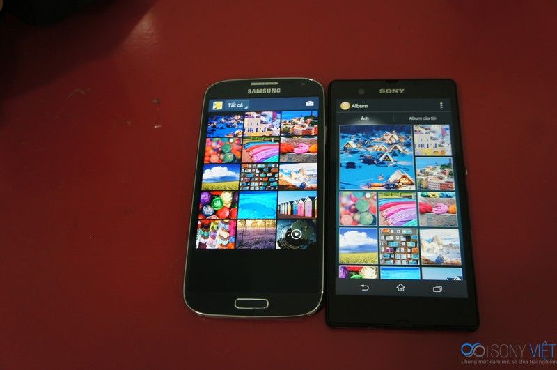 xperia z galaxy s4