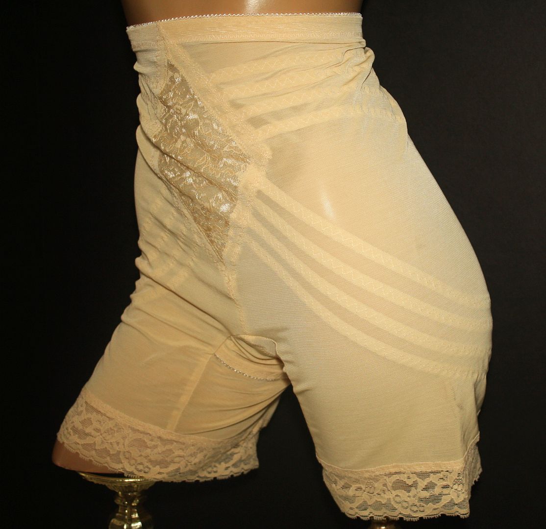 Vintage Beige Rago Open Gusset Long Leg Shaper Girdle Size XL eBay