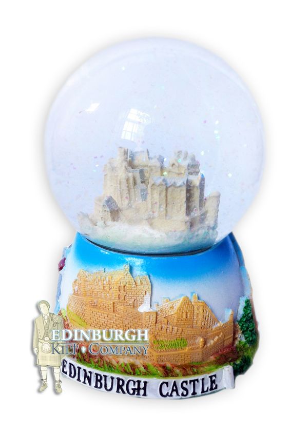 Scottish Souvenir Edinburgh Castle Snow Globe Makes A Great Gift