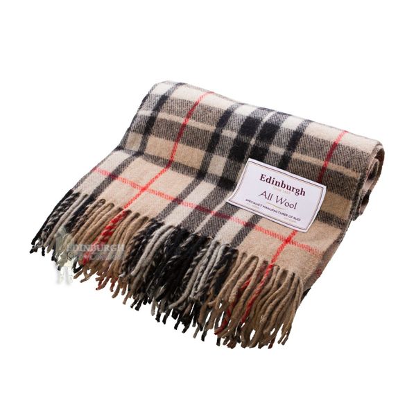 EDINBURGH PURE WOOL SCOTTISH TARTAN RUG / BLANKET / THROW 15