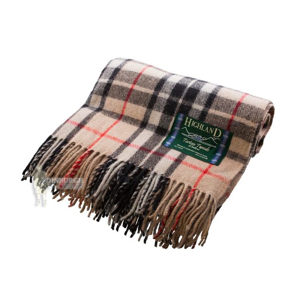 SCOTTISH 100 WOOL TARTAN RUG / BLANKET / THROW GREAT CHOICE OF TARTANS!