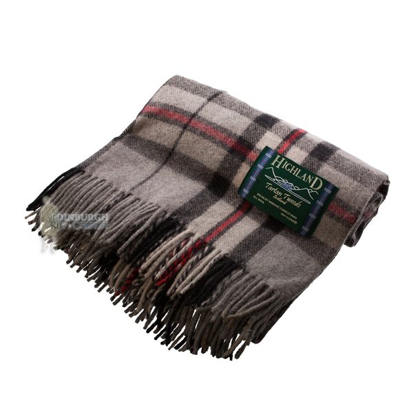 SCOTTISH 100 WOOL TARTAN RUG / BLANKET / THROW GREAT CHOICE OF TARTANS!