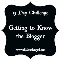 15 Day blogger Challenge