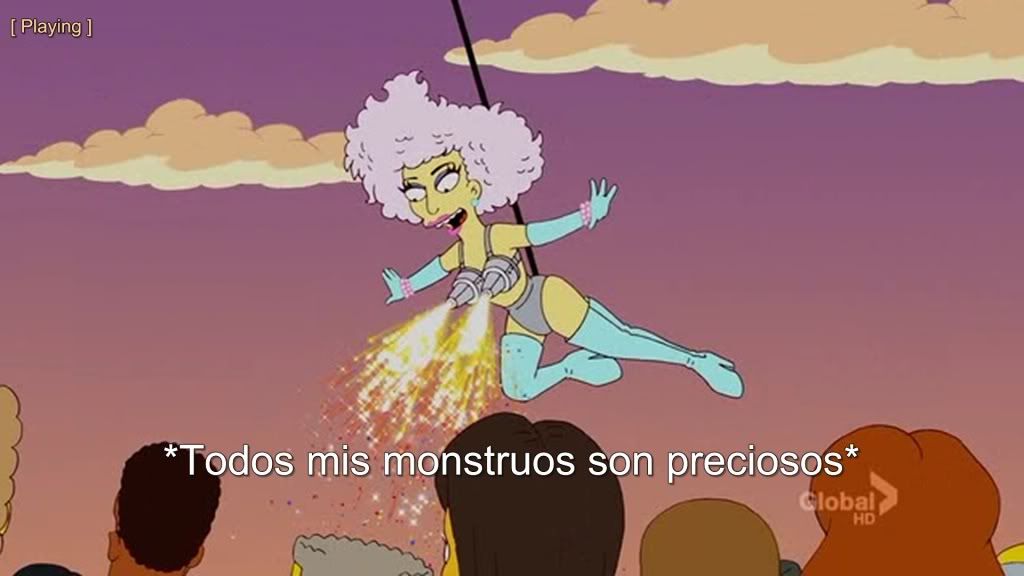 Lady Gaga en los Simpsons