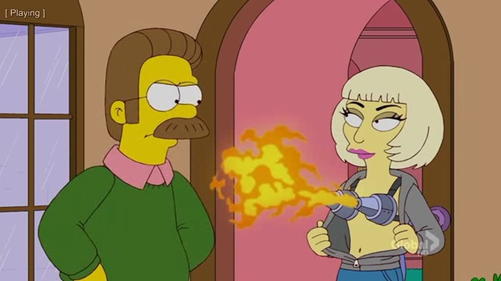 Lady Gaga en los Simpsons