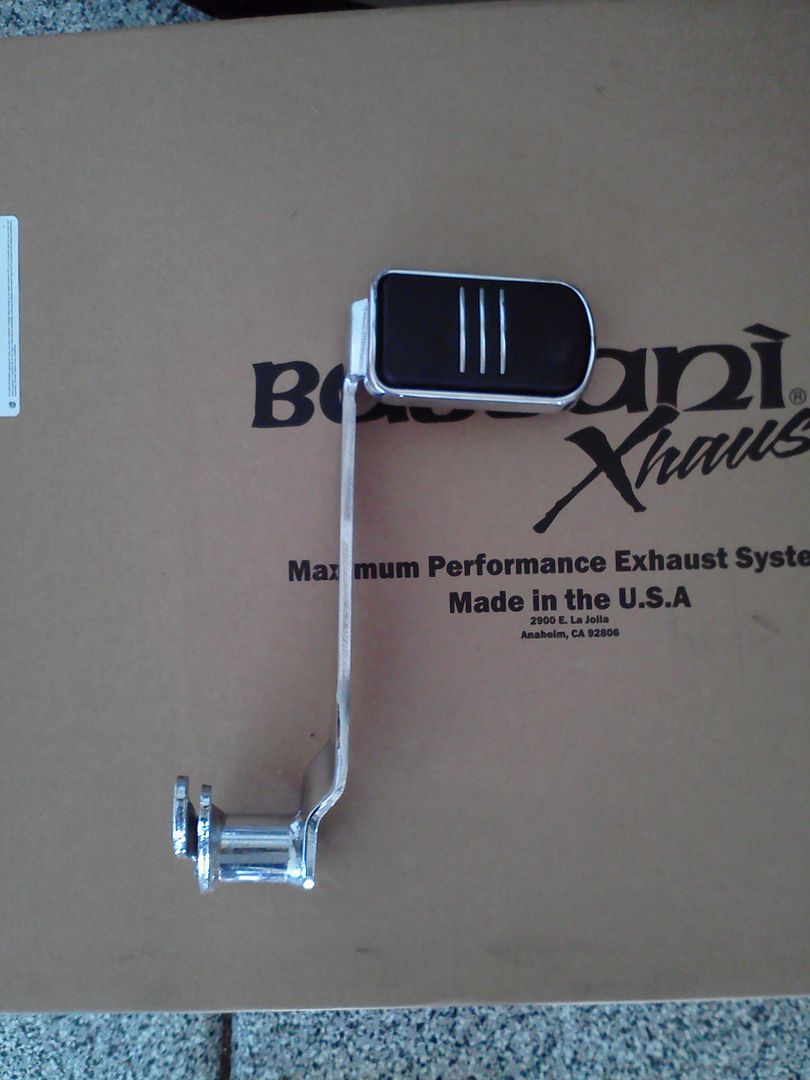 Streamliner rear brake pedal Road Glide