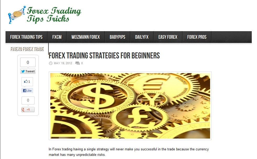 forex trading strategies that work
