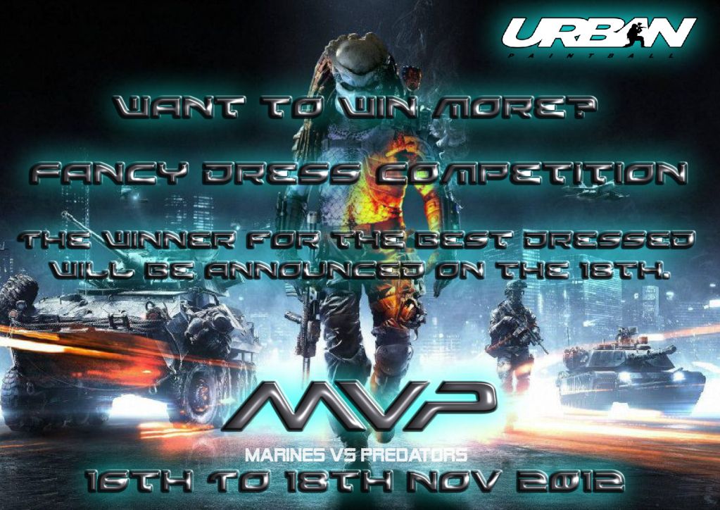 Urban Paintball UK Marines Vs Predators 16th18th Nov 2012