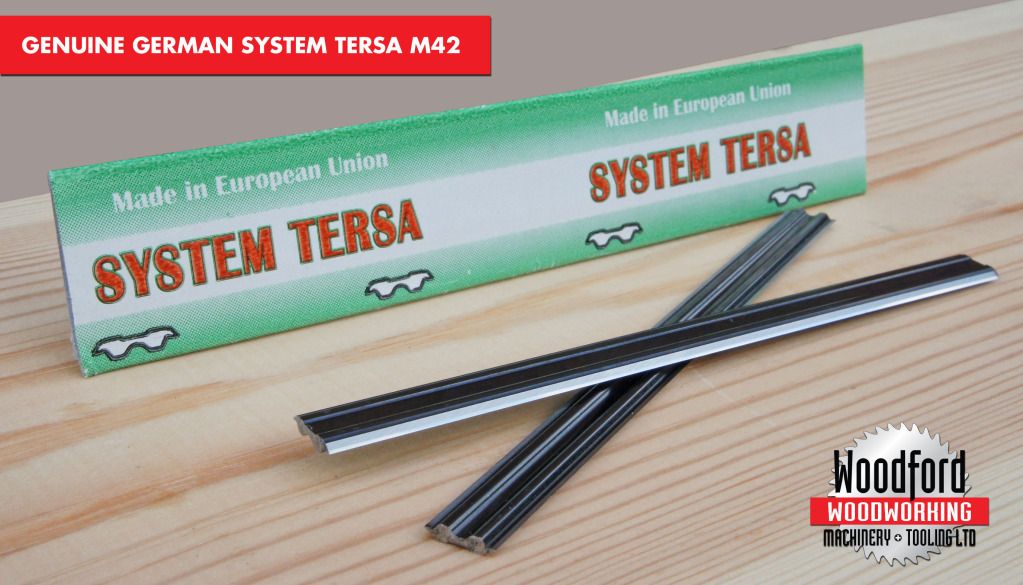 Genuine German HSS M42 Tersa Planer Blade Knives 310mm Inc Vat eBay