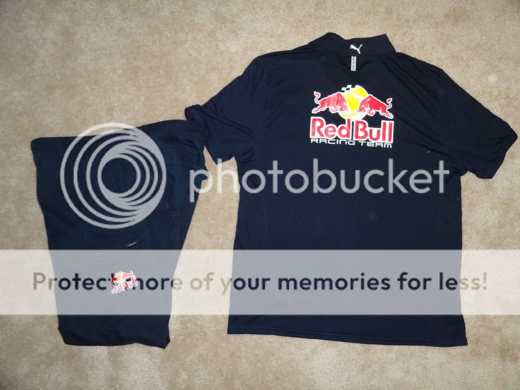 PUMA Red Bull Racing Team Polo and Cargo Pants  