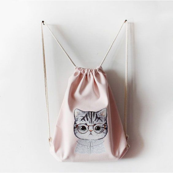 Korean printed canvas backpack bag/tote bag : Fashiontroy.com, The ...