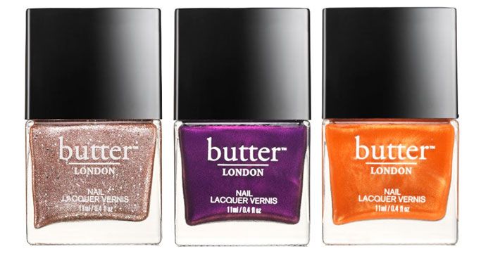 Butter London Nail Lacquers in dubs, cor blimey and brick lane