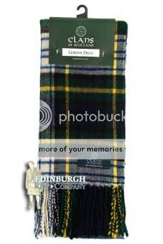 Genuine Scottish Tartan Clan Scarves Soft 100 Pure New Wool Clans D to