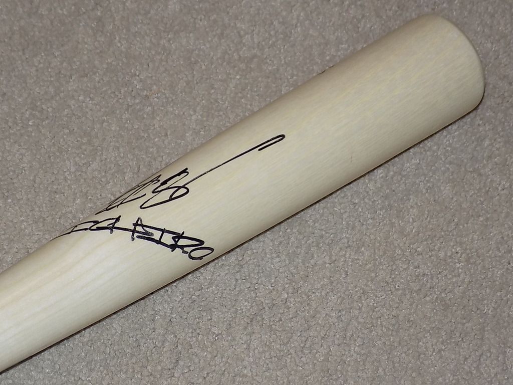 Ichiro Suzuki Signed Japanese Game Bat Orix Blue Wave Mariners