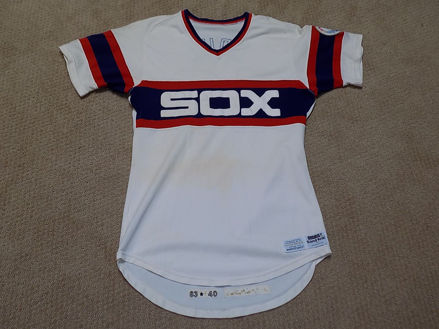 83 white sox jersey