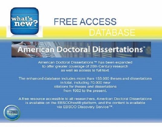 American doctoral dissertations online in music