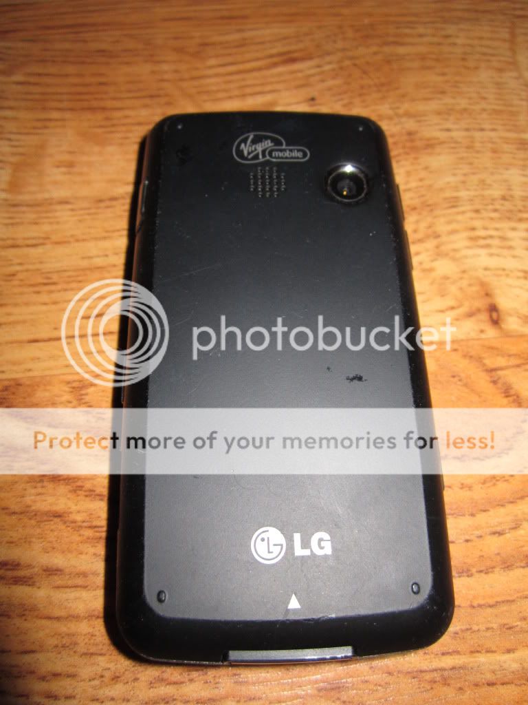 LG Rumor VM510 Black Virgin Mobile