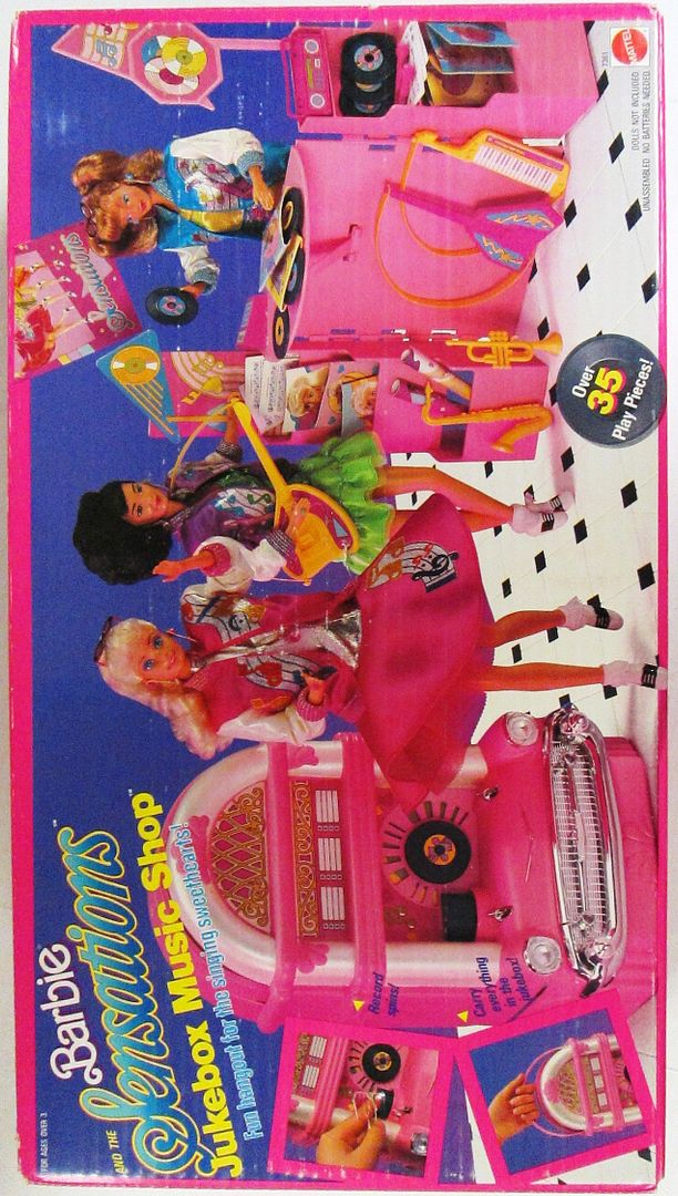 barbie dj playset